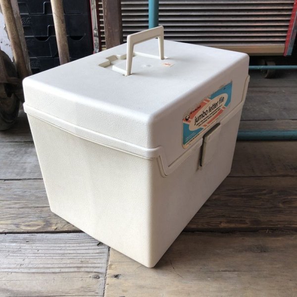 画像2: 70s Vintage Plastic File Box (M858)