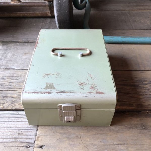 画像1: Vintage Metal File Box (M859)