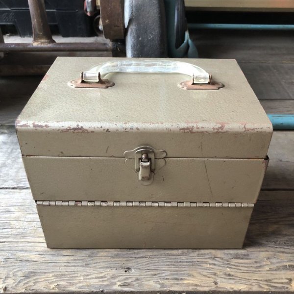 画像1: Vintage Metal File Box (M861)