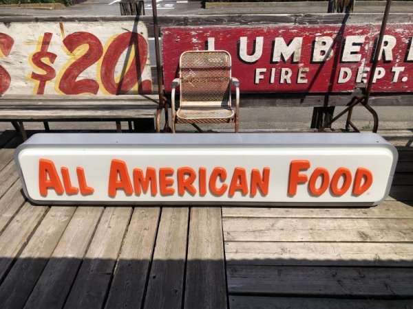 画像2: Vintage Advertising A&W Restaurant Store Display ALL AMERICAN FOOD Original Lighted Sign Hard to Find (M785)