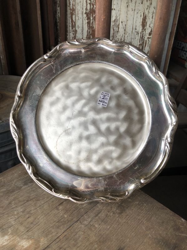 画像2: Vintage Silver Plate Serving Tray Dish Dinner Ware (M804)