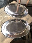 画像6: Vintage Plate Serving Tray Dish Dinner Ware STAINLESS STEEL JAPAN (M796)