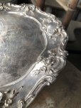 画像3: Vintage Silver Plate Serving Tray Dish Dinner Ware (M803)