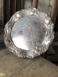 画像2: Vintage Silver Plate Serving Tray Dish Dinner Ware (M803) (2)