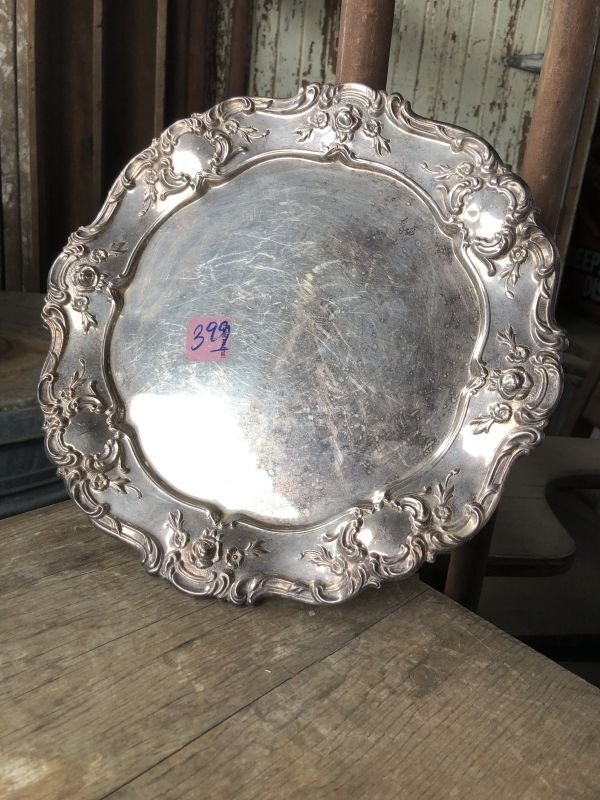 画像2: Vintage Silver Plate Serving Tray Dish Dinner Ware (M803)