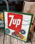 画像3: Vintage 7UP Soda Peter Max Floral Cardboard Store Sign RARE!!! (M806)