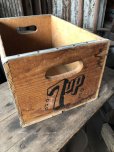 画像8: 70s Vintage Advertising 7up Wooden Crate Wood Box (M811)