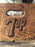 画像4: 70s Vintage Advertising 7up Wooden Crate Wood Box (M811)