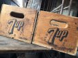 画像16: 70s Vintage Advertising 7up Wooden Crate Wood Box (M810)