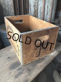 70s Vintage Advertising 7up Wooden Crate Wood Box (M811)