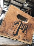 画像8: 70s Vintage Advertising 7up Wooden Crate Wood Box (M810)