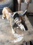 画像2: Antique Cast Iron German Shepherd Doorstop Statue (M819) (2)