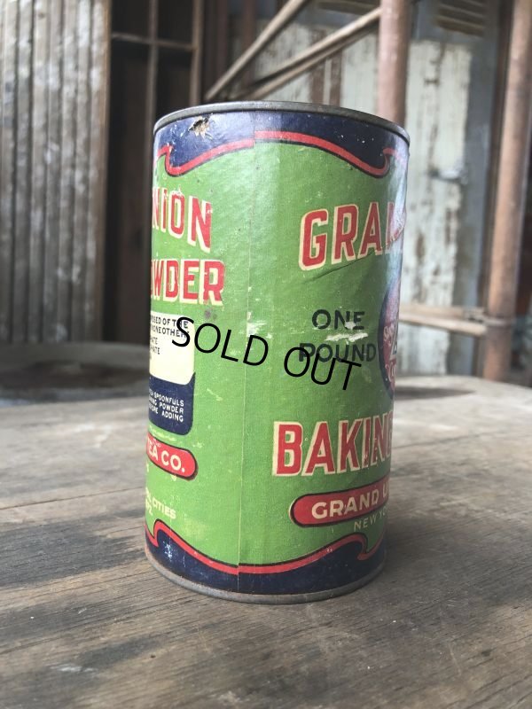 画像2: Vintage Advertising Tin Grand Union Baking Powder (M836)