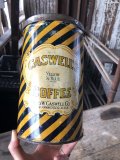 Vintage Advertising Tin Caswell's Yellow & Blue COFFEE (M837)