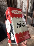 Vintage Advertising Tin Sexton Spice BLACK PEPPER 4 Pounds (M833)