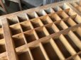 画像16: Vintage Wooden Printer Tray (M838)