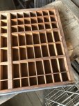 画像17: Vintage Wooden Printer Tray (M838)