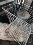 画像4: Vintage Large Wire Metal Rustic Farm Basket Heavy (M842)