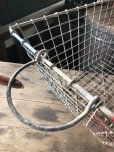 画像15: Vintage Large Wire Metal Rustic Farm Basket Heavy (M842)