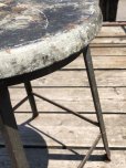 画像7: Vintage Industrial Stool with Wood Seat (M844)