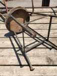 画像12: Vintage Industrial Stool with Wood Seat (M844)