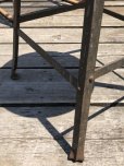 画像15: Vintage Industrial Stool with Wood Seat (M844)