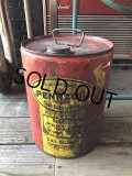 Vintage Motor Gas Oil 5 Gallon Can PENZOIL (M704) 