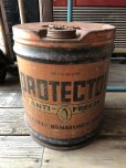 画像1: Vintage Motor Gas Oil 5 Gallon Can PROTECTOL Anti Freeze (M703)  (1)