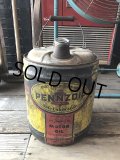 Vintage Motor Gas Oil 5 Gallon Can PENZOIL (M700) 