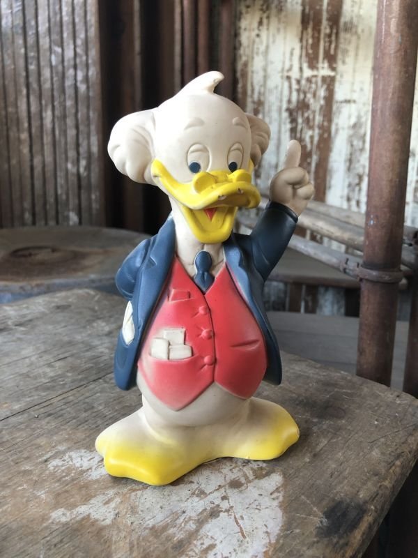 画像2: 60s Vintage DELL Disney Ludwig Von Drake Rubber Doll (M850)