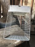 画像10: Vintage Metal Wire Locker Basket w/ Number Plate GB-718 (M852)