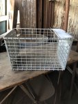 画像7: Vintage Metal Wire Locker Basket w/ Number Plate GB-51 (M855)