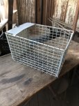 画像6: Vintage Metal Wire Locker Basket w/ Number Plate GB-718 (M852)