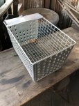 画像6: Vintage Metal Wire Locker Basket w/ Number Plate GB-415 (M857)