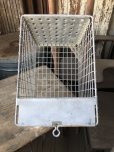 画像9: Vintage Metal Wire Locker Basket w/ Number Plate GB-51 (M855)