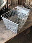 画像7: Vintage Metal Wire Locker Basket w/ Number Plate GB-415 (M857)