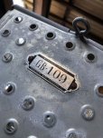 画像2: Vintage Metal Wire Locker Basket w/ Number Plate GB-109 (M856) (2)