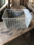 画像8: Vintage Metal Wire Locker Basket w/ Number Plate GB-718 (M852)