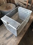 画像5: Vintage Metal Wire Locker Basket w/ Number Plate GB-415 (M857)