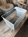 画像6: Vintage Metal Wire Locker Basket w/ Number Plate GB-6 (M854)