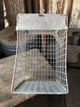 画像10: Vintage Metal Wire Locker Basket w/ Number Plate GB-6 (M854)