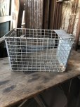 画像8: Vintage Metal Wire Locker Basket w/ Number Plate GB-415 (M857)