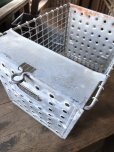 画像4: Vintage Metal Wire Locker Basket w/ Number Plate GB-109 (M856)