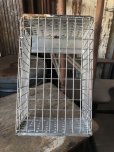 画像11: Vintage Metal Wire Locker Basket w/ Number Plate GB-415 (M857)