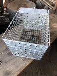 画像7: Vintage Metal Wire Locker Basket w/ Number Plate GB-109 (M856)