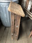 画像14: Vintage Wooden Folding Ladder Step Stool (M860)