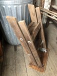 画像15: Vintage Wooden Folding Ladder Step Stool (M860)