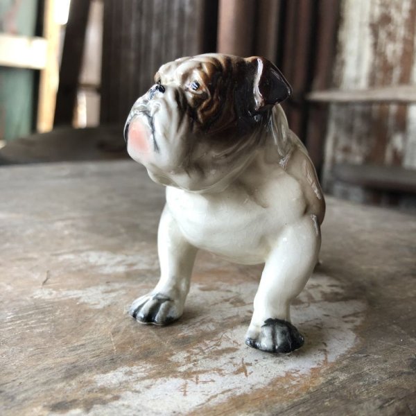 画像1: Vintage Ceramic Bulldog (B866) 