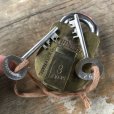 画像13: Antique Brass Handcrafted Solid THUNDER Brand 8 Levers Padlock (B873)