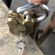 画像4: Antique Brass Handcrafted Solid THUNDER Brand 8 Levers Padlock (B873)